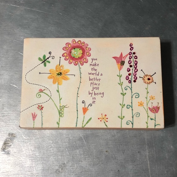 “You Make The World A Better Place” Wall Decor - Picture 4 of 6